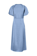 Illana Heavy Sateen Dress - Light Blue