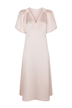 Illana Heavy Sateen Dress - Light Pink