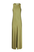 Celinie Heavy Sateen Dress - Sage Green