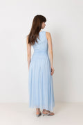 Cludine Mesh Dress - Light Blue