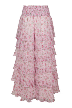 Morris Meadow Printed Skirt - Light Pink