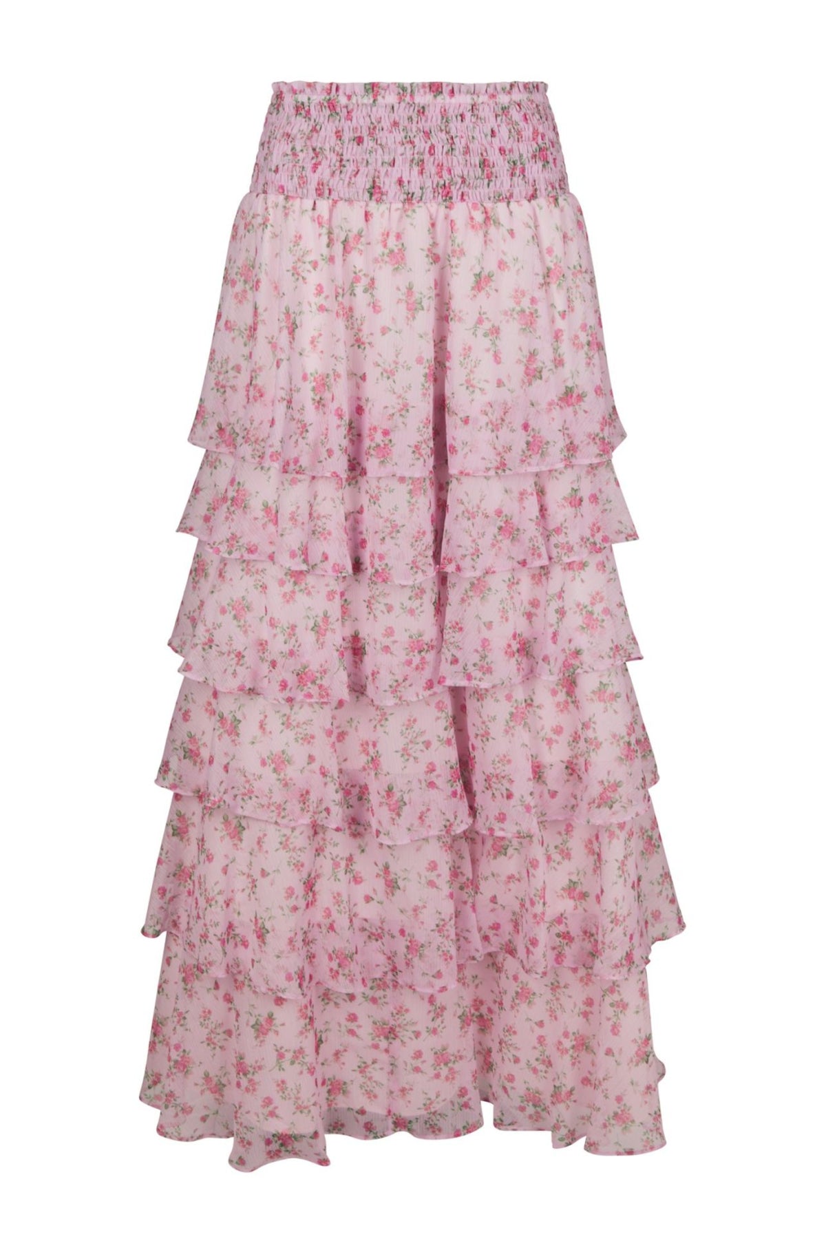Morris Meadow Printed Skirt - Light Pink