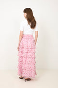 Morris Meadow Printed Skirt - Light Pink