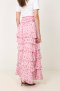 Morris Meadow Printed Skirt - Light Pink