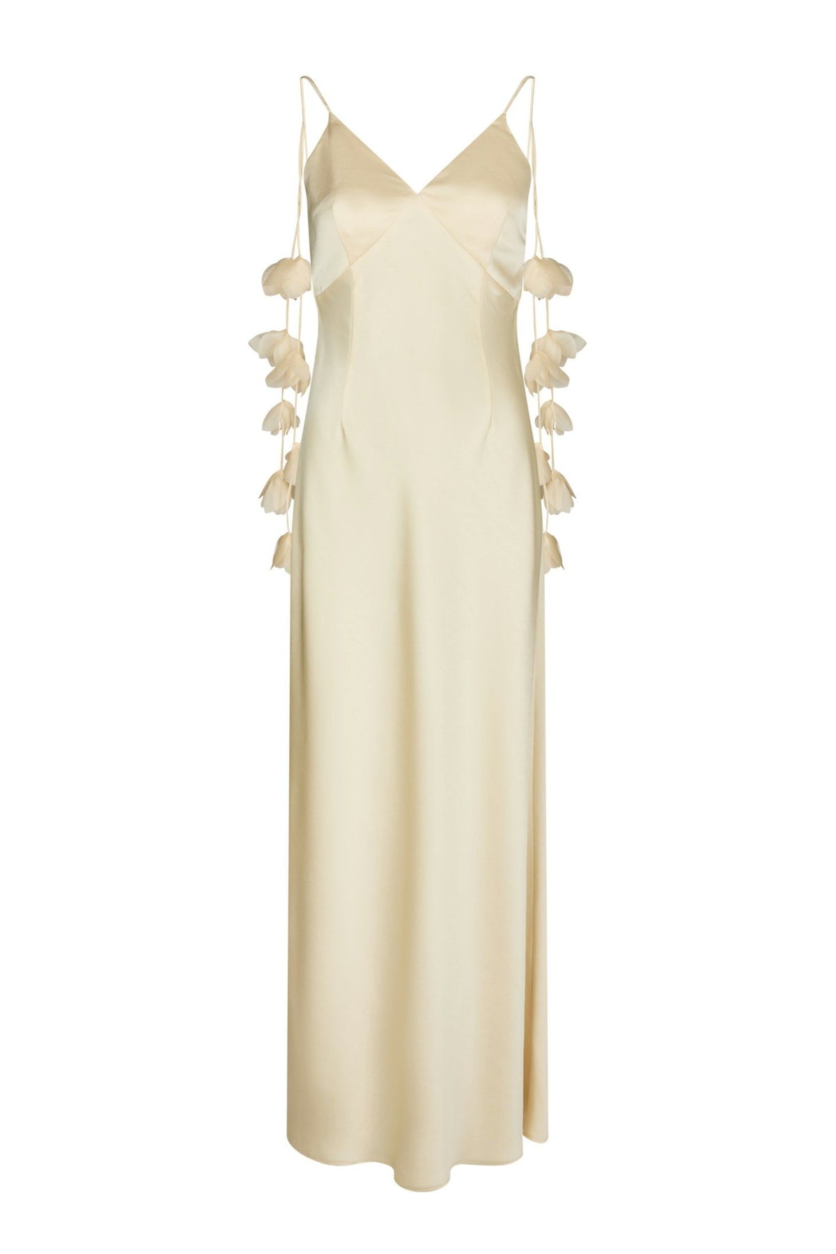 Colly Heavy Sateen Dress - Light Yellow