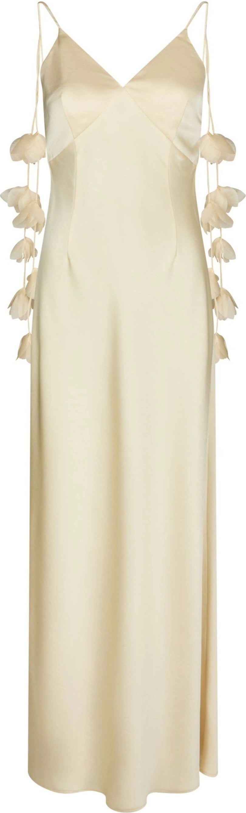 Colly Heavy Sateen Dress - Light Yellow