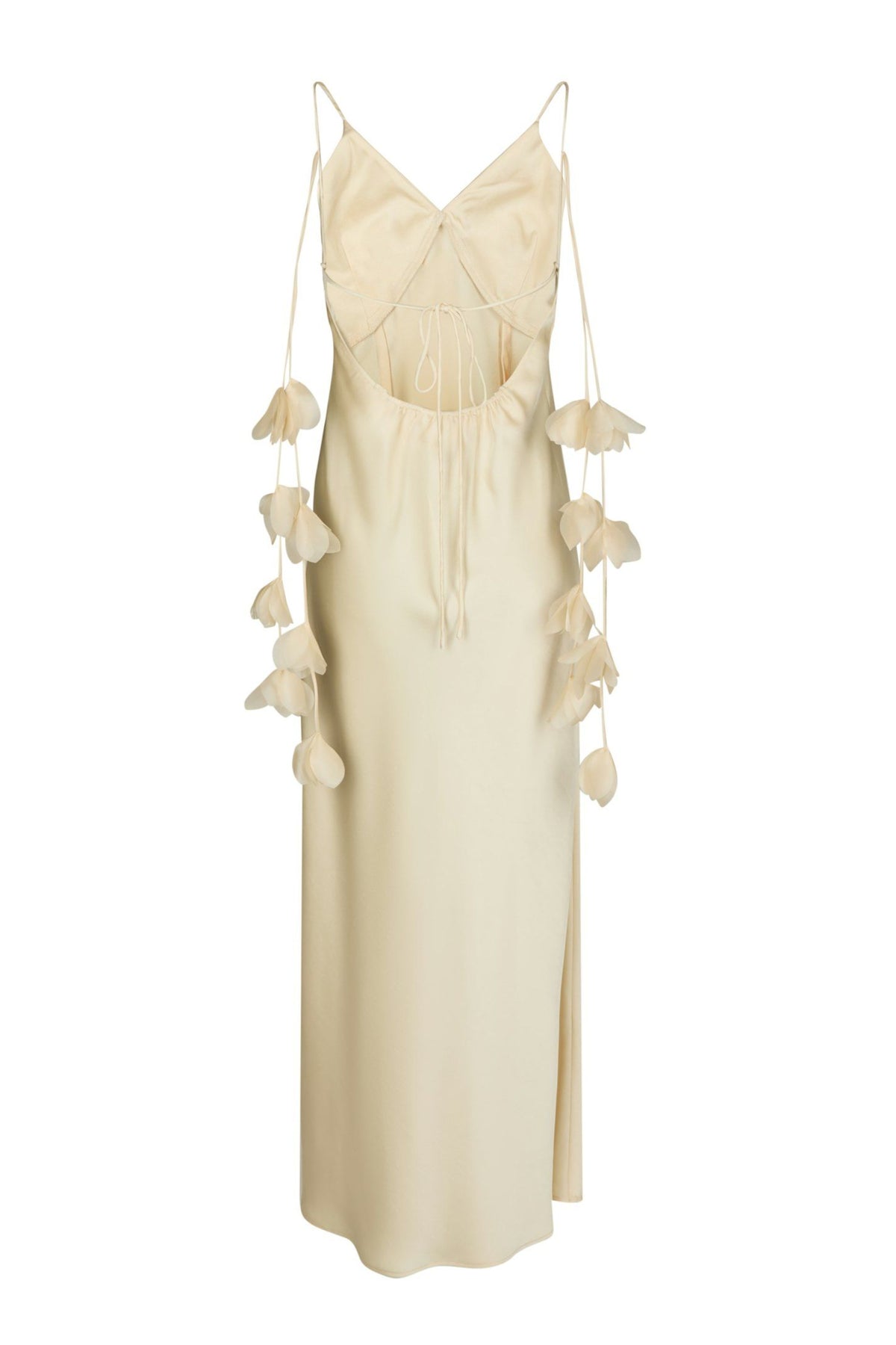 Colly Heavy Sateen Dress - Light Yellow