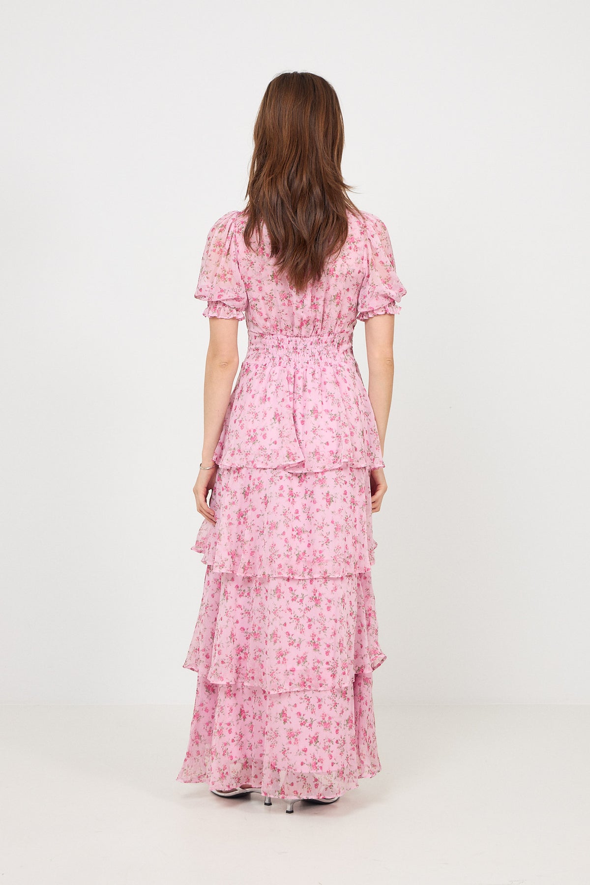 Sable Meadow Printed Dress - Light Pink