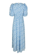 Kikka Chiffon Flower Dress - Light Blue
