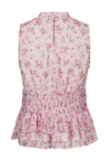 Ansol Meadow Printed Top - Light Pink