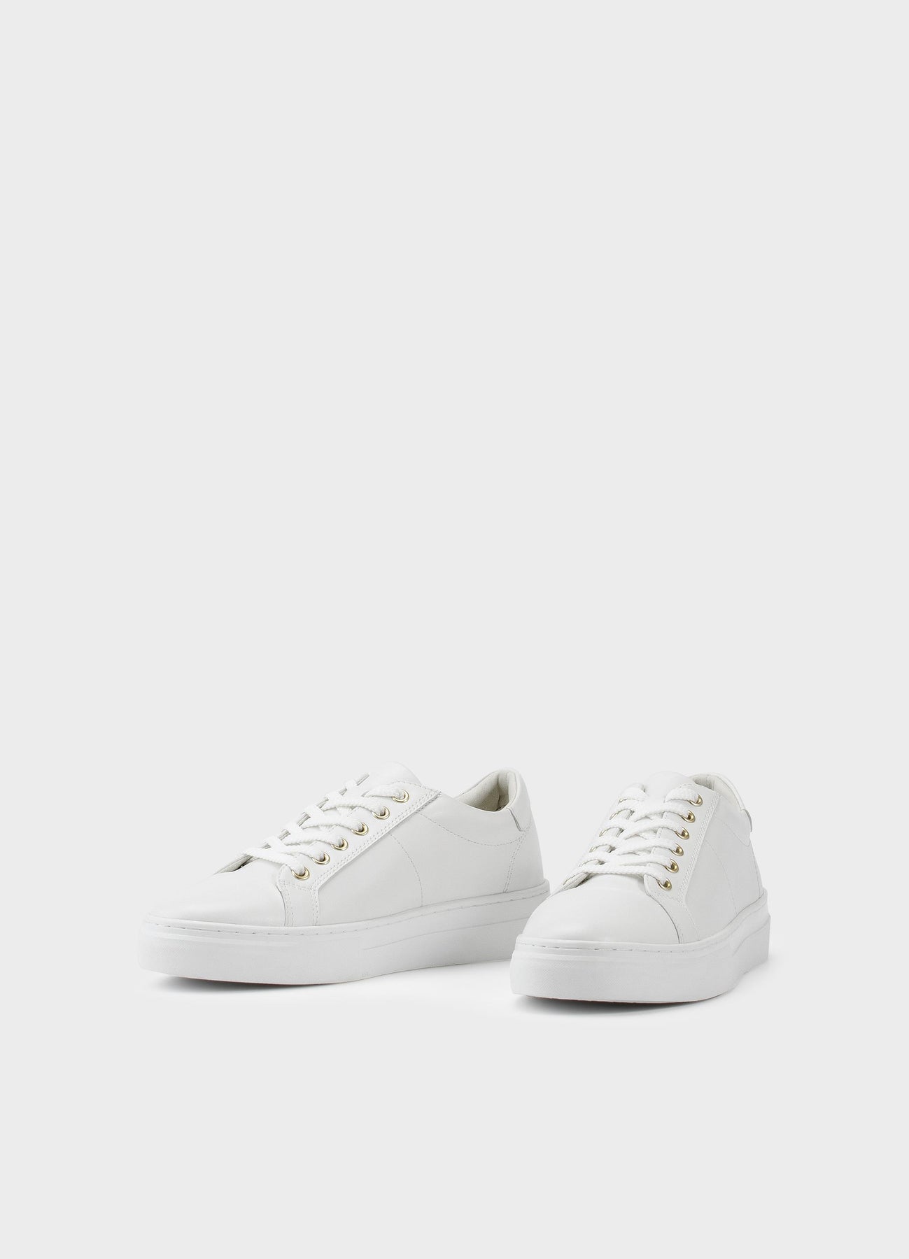 Zoe Platform - White/Gold