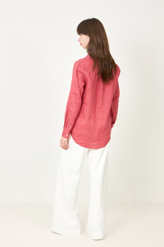 Classic-Long Sleeve-Button Front Shirt - Adirondack Berry
