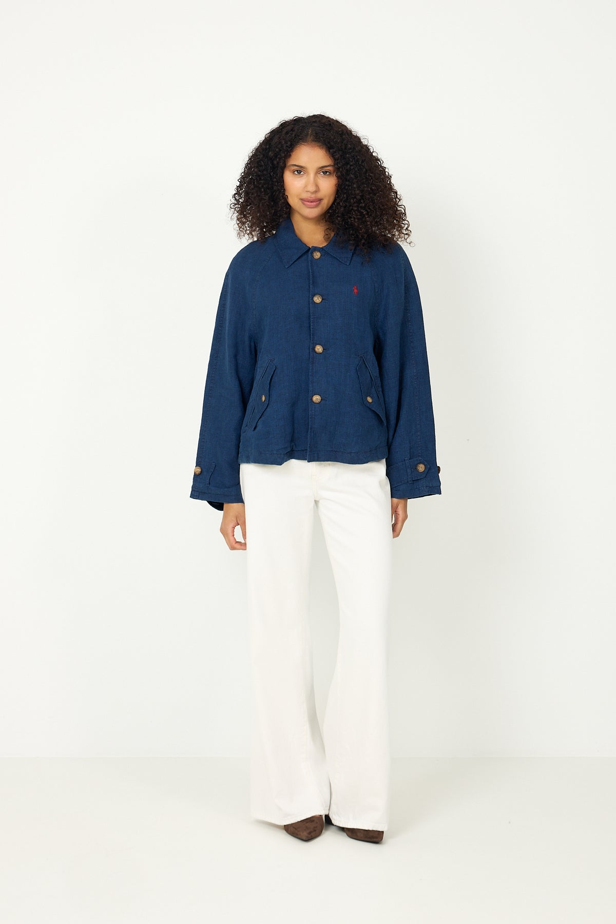 Woven-Windbreaker-Jacket - Indigo