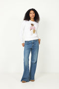 Polo Bear Crewneck Sweater - White Multi