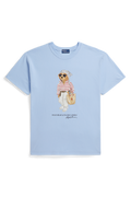 Polo Bear Cotton Jersey Tee - Baby Blue