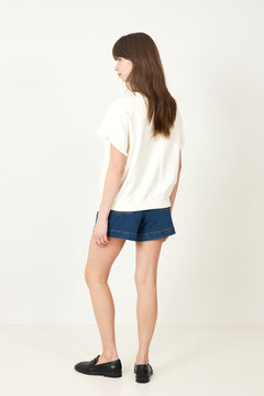 Knit-Sweatshirt - Warm White
