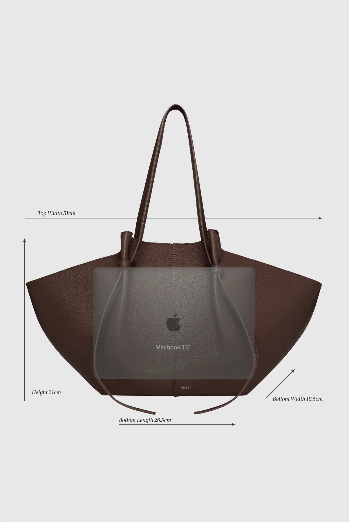 Large Mochi Suede - Chocolate