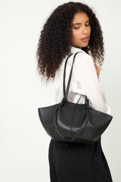 Mochi Pebble Grain Leather - Black
