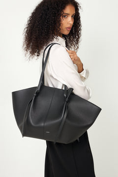 XL Mochi Pebble Grain Leather - Black
