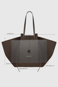 XL Mochi Pebble Grain Leather - Black