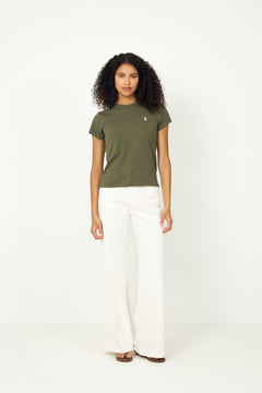 Knit-T-Shirt - Dense Olive