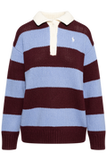 Sweater-Rugby - Harvardwne/Nwlitchblue