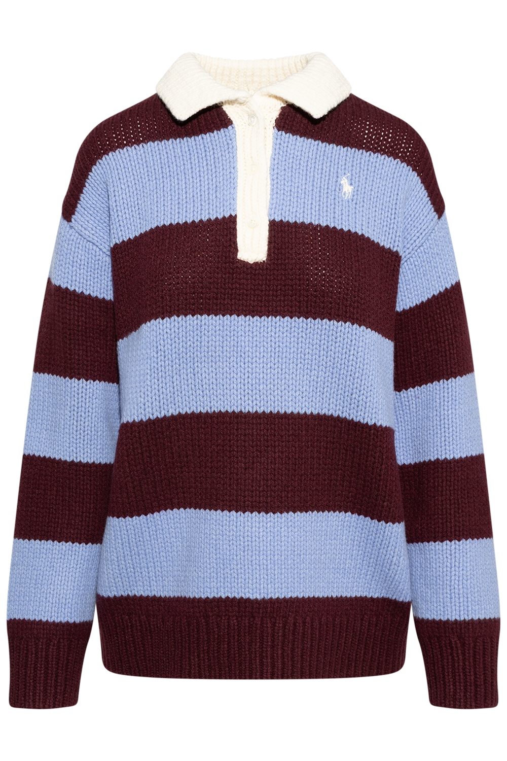 Sweater-Rugby - Harvardwne/Nwlitchblue