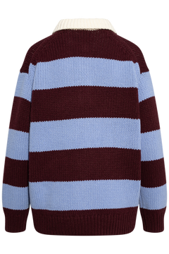 Sweater-Rugby - Harvardwne/Nwlitchblue