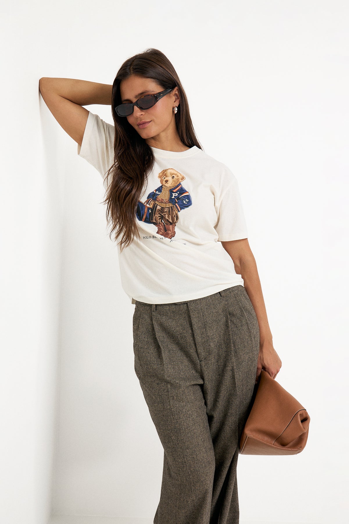 Polo Bear Cotton Jersey T-Shirt - Warm White