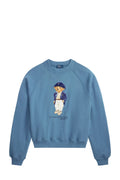 Knit-Sweatshirt - Camp Blue