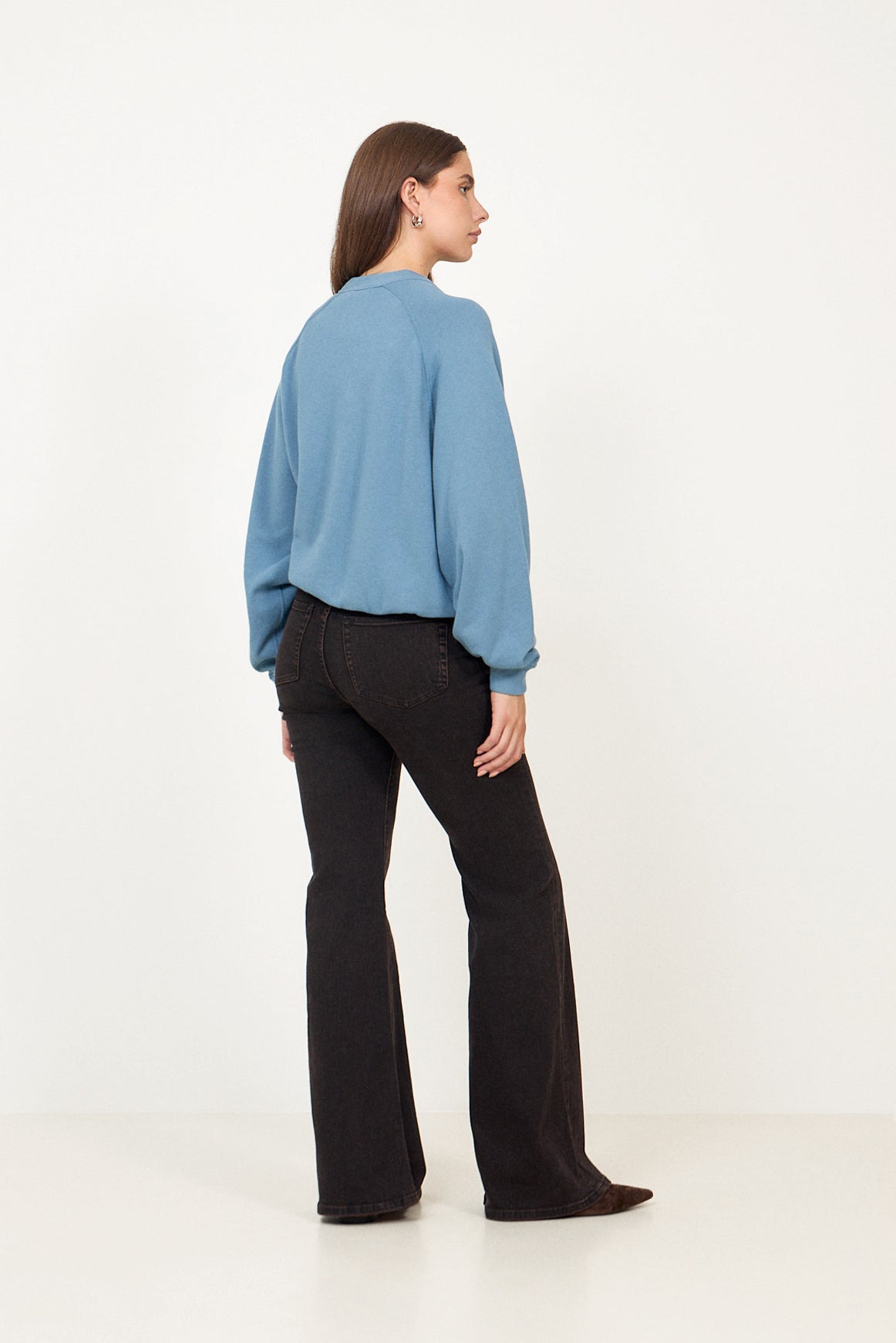 Knit-Sweatshirt - Camp Blue