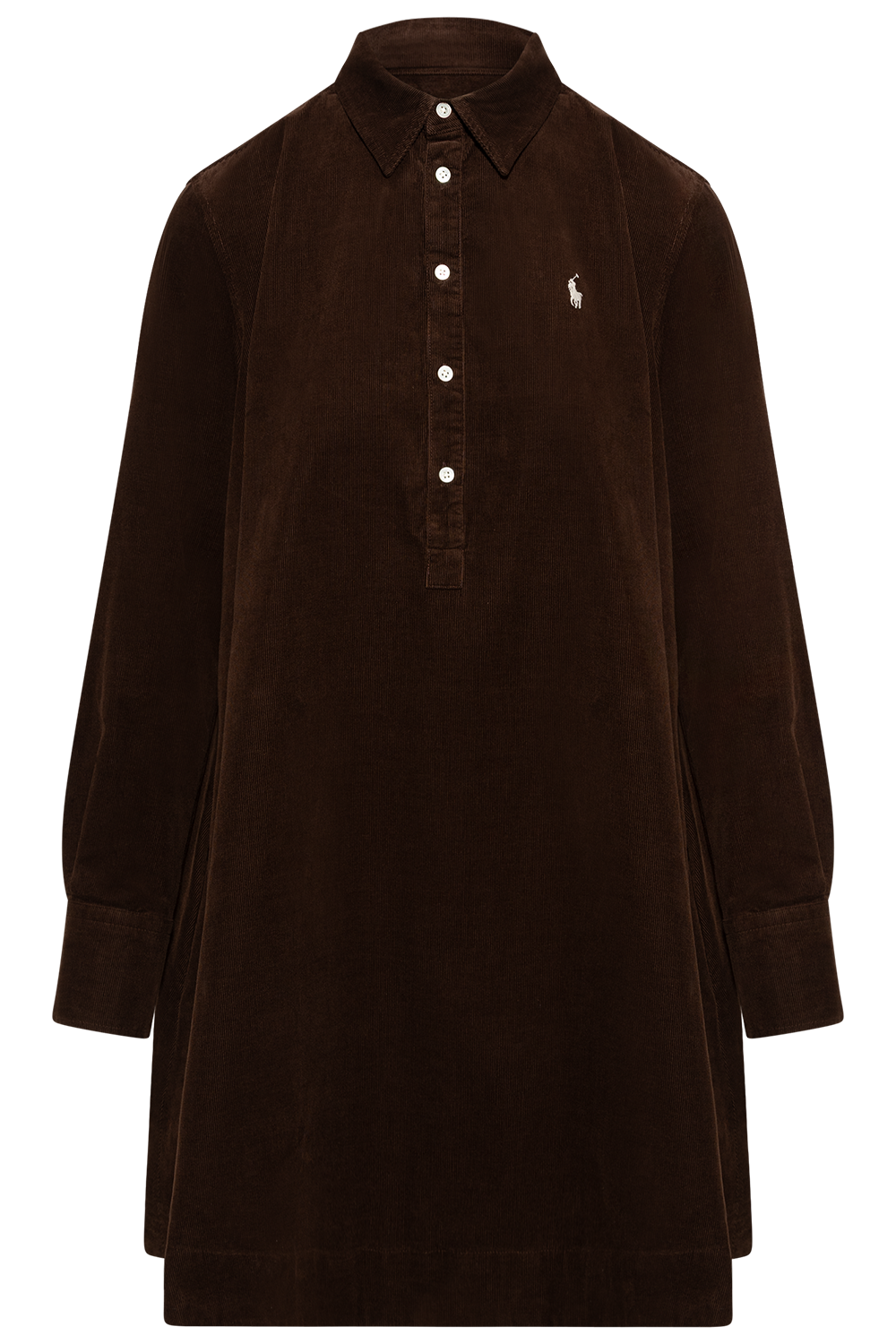 Woven-A Line-Dresses - Dark Brown