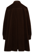 Woven-A Line-Dresses - Dark Brown