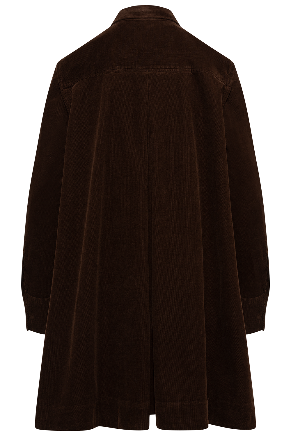 Woven-A Line-Dresses - Dark Brown