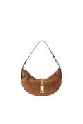 Mini Polo Id Suede Shoulder Bag - Cinnamon/Cuoio