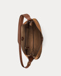 Large Suede Polo Id Shoulder Bag - Cinnamon/Cuoio