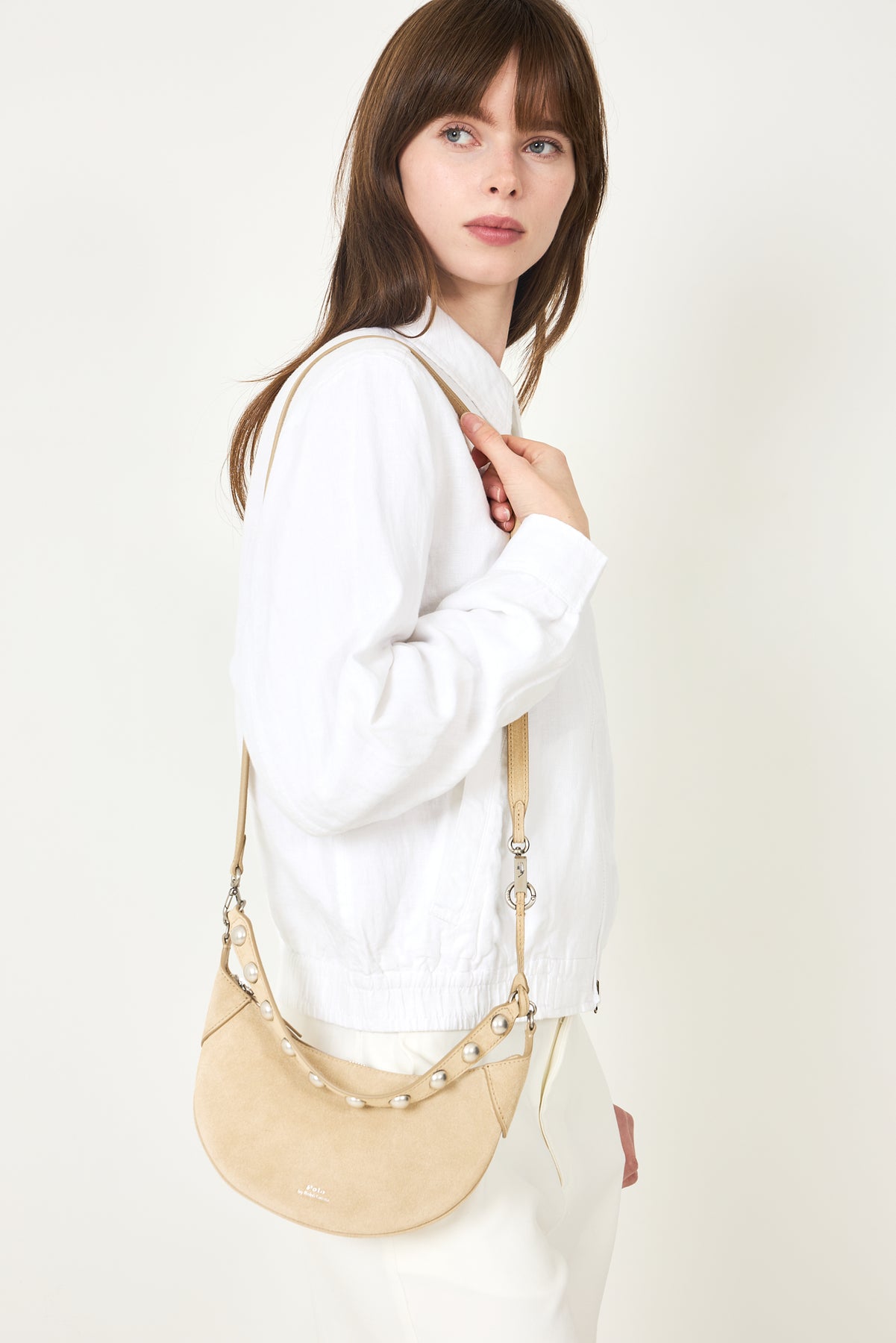 P Id Mn Chn-Crossbody-Small - Cashew