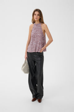 Gzsolene Top - Lavender Sequins