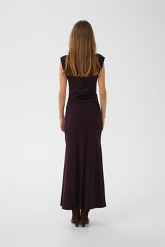 Gzseren Long Dress - Deep Plum