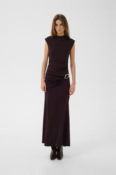 Gzseren Long Dress - Deep Plum