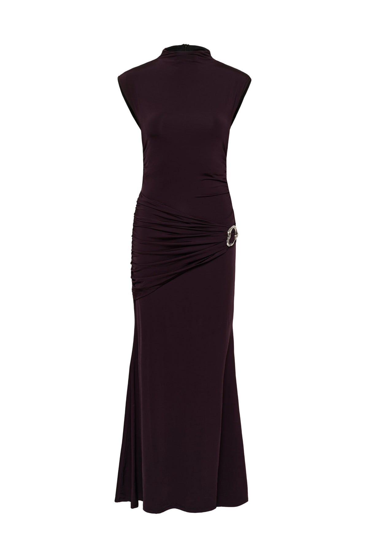 Gzseren Long Dress - Deep Plum