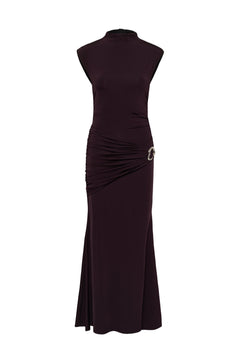 Gzseren Long Dress - Deep Plum
