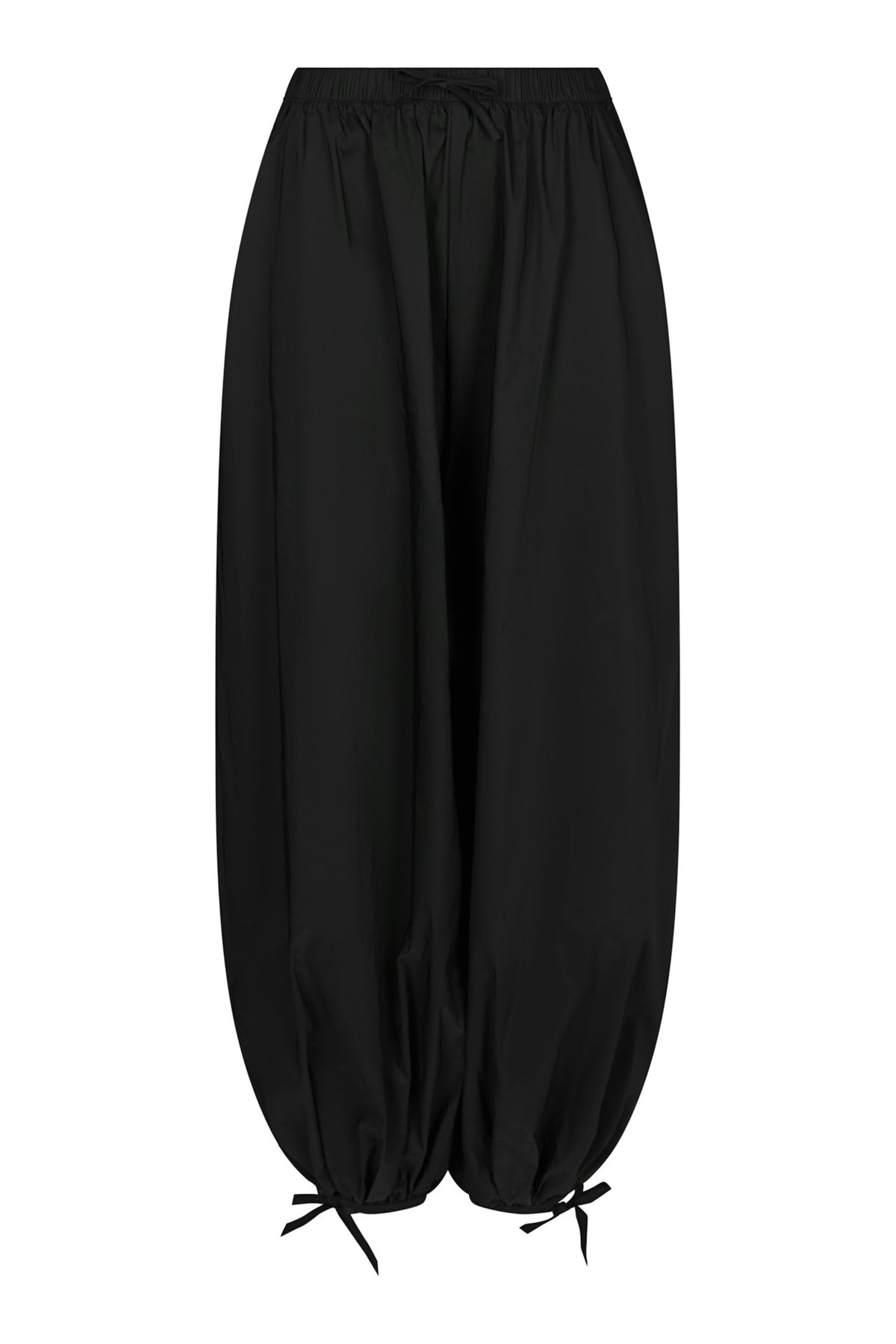 Roxane Balloon Poplin Pants - Black