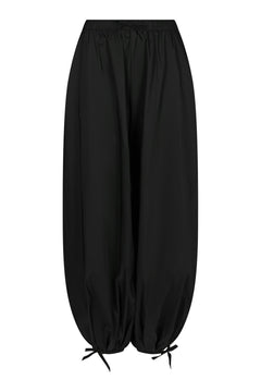 Roxane Balloon Poplin Pants - Black