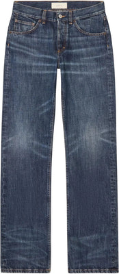 Kyoto Droit - Dark Blue Righe