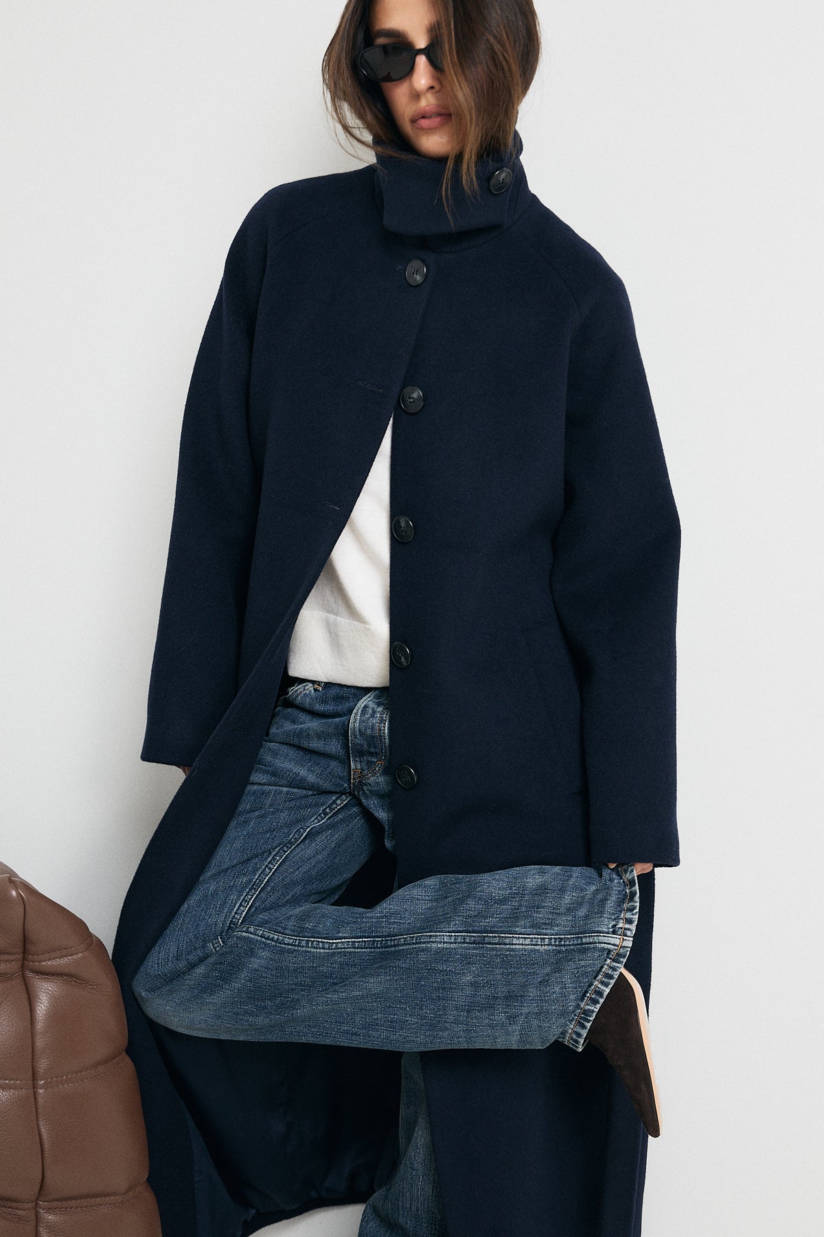Kyoto Droit - Dark Blue Righe