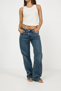 Kyoto Droit - Dark Blue Righe