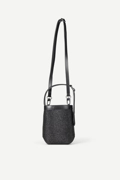 Saelmegade Mini Bucket Raffia - Black