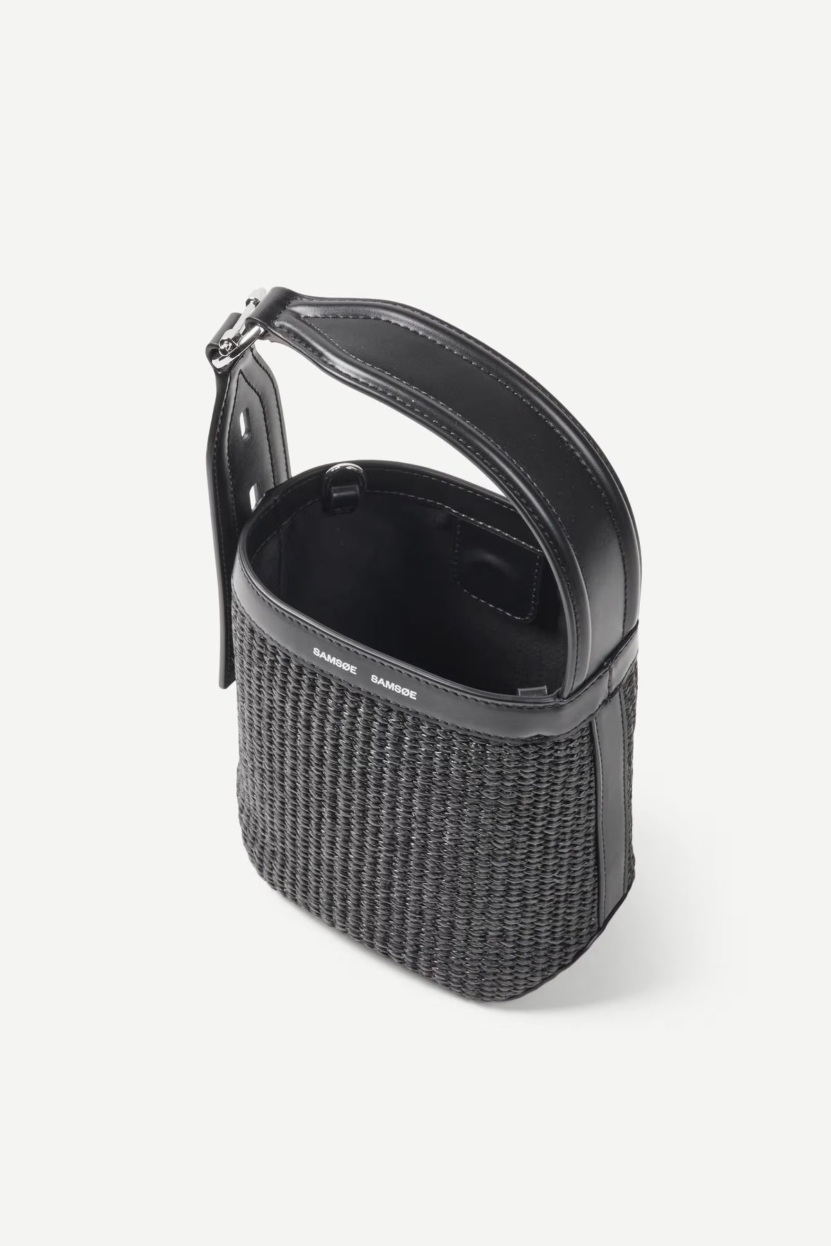 Saelmegade Mini Bucket Raffia - Black