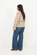 Rickie Cropped Trench - Beige